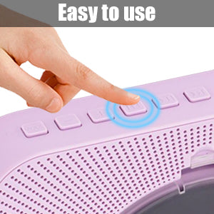 【Clearance Sale】Yintiny PURPLE CD Player With Speaker, Portable CD Player For Home Decor