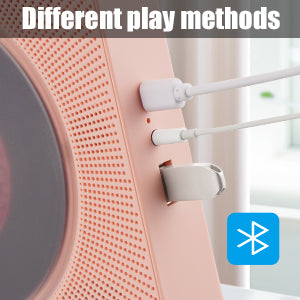 【Clearance Sale】Yintiny PINK CD Player With Speaker, Portable CD Player For Home Decor