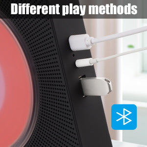 【Clearance Sale】Yintiny BLACK CD Player With Speaker, Portable CD Player For Home Decor