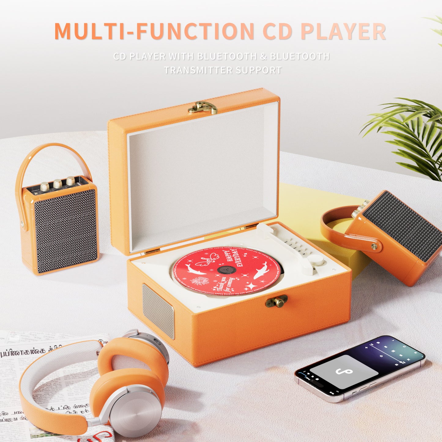 Yintiny Time Music Box-ORANGE