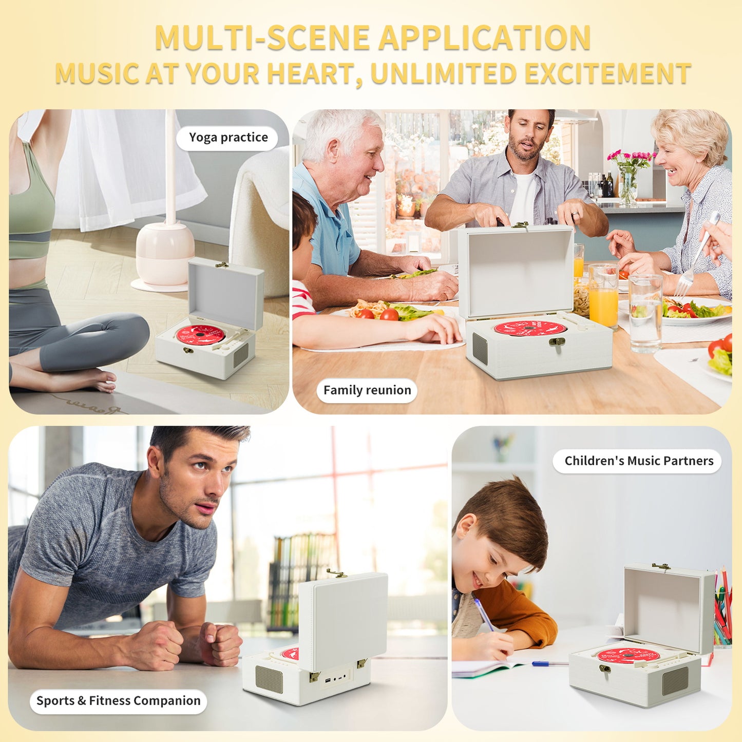 Yintiny Time Music Box-White