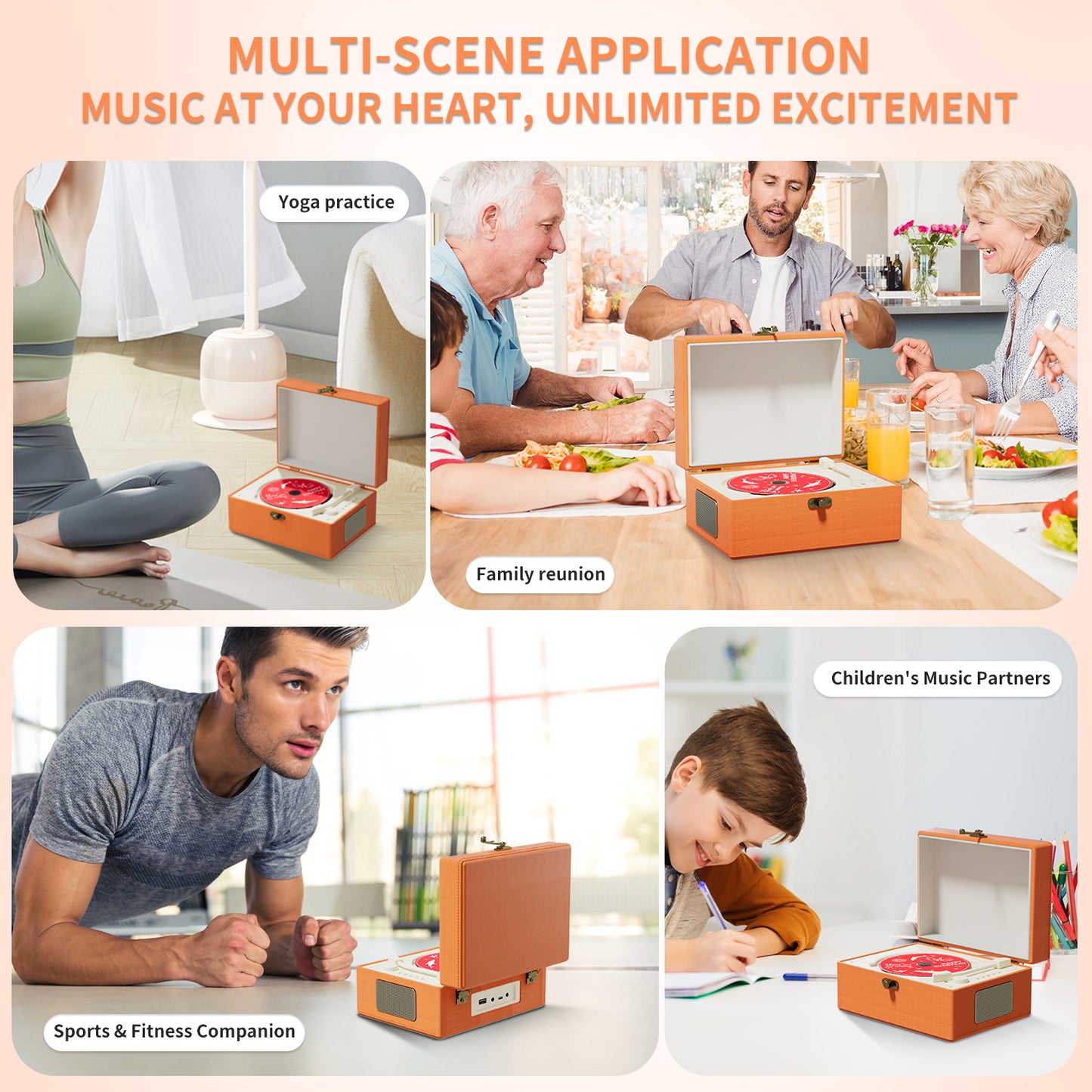Yintiny Time Music Box-ORANGE