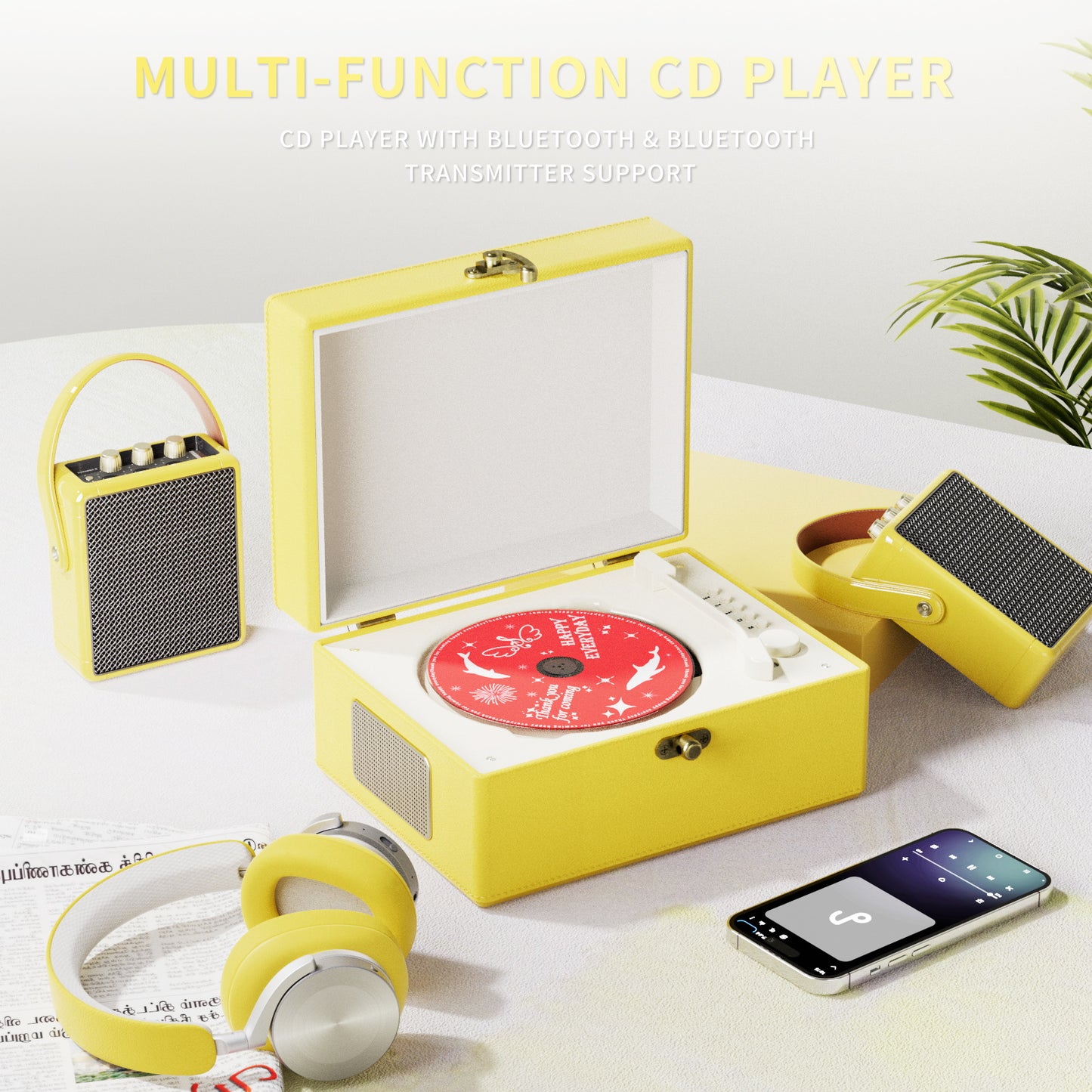 Yintiny Time Music Box-Yellow