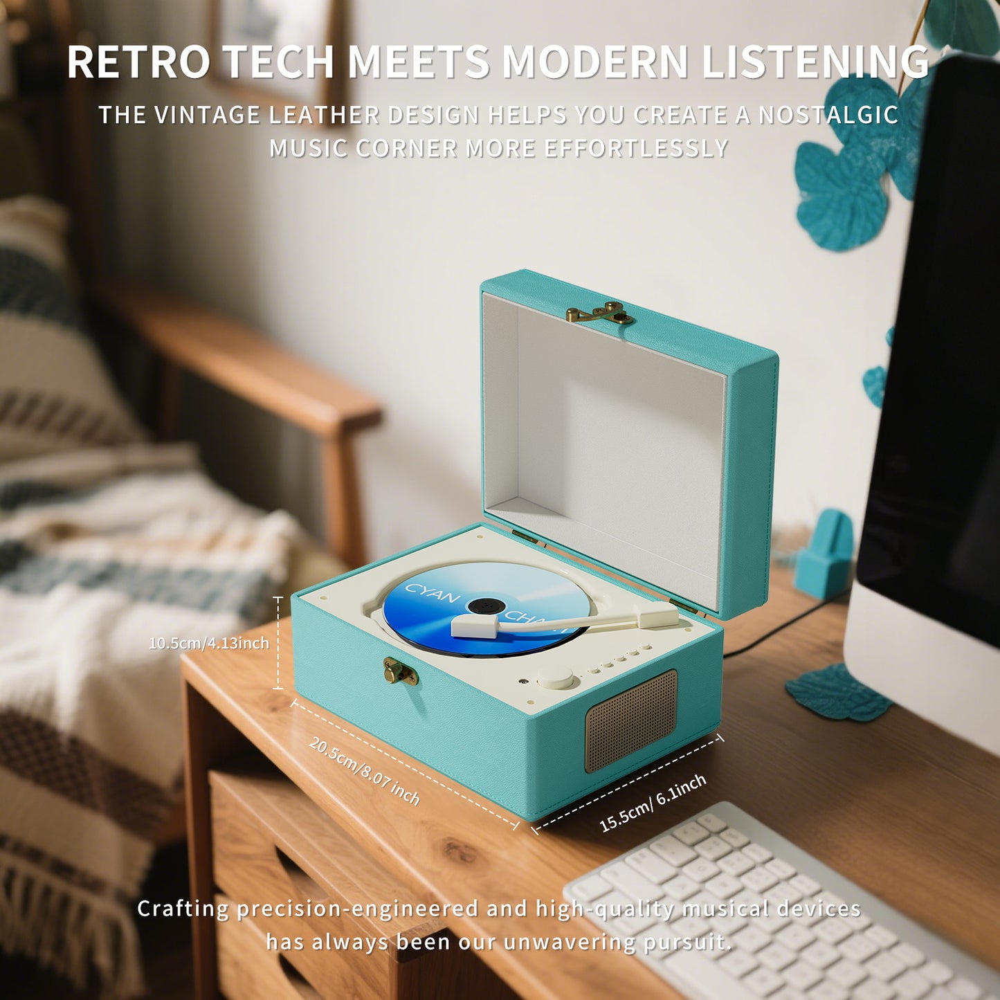 Yintiny Time Music Box-Blue