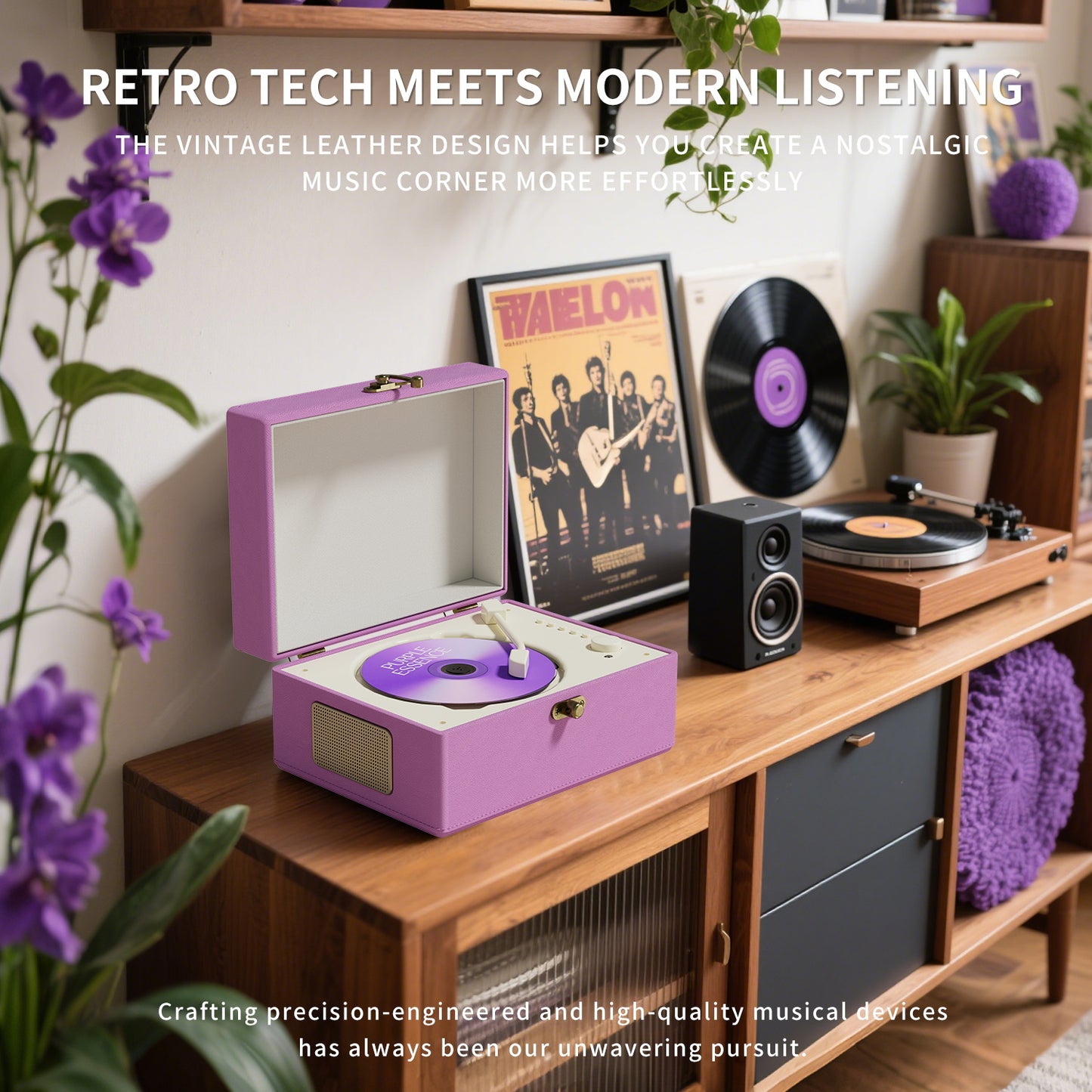 Yintiny Time Music Box-Purple