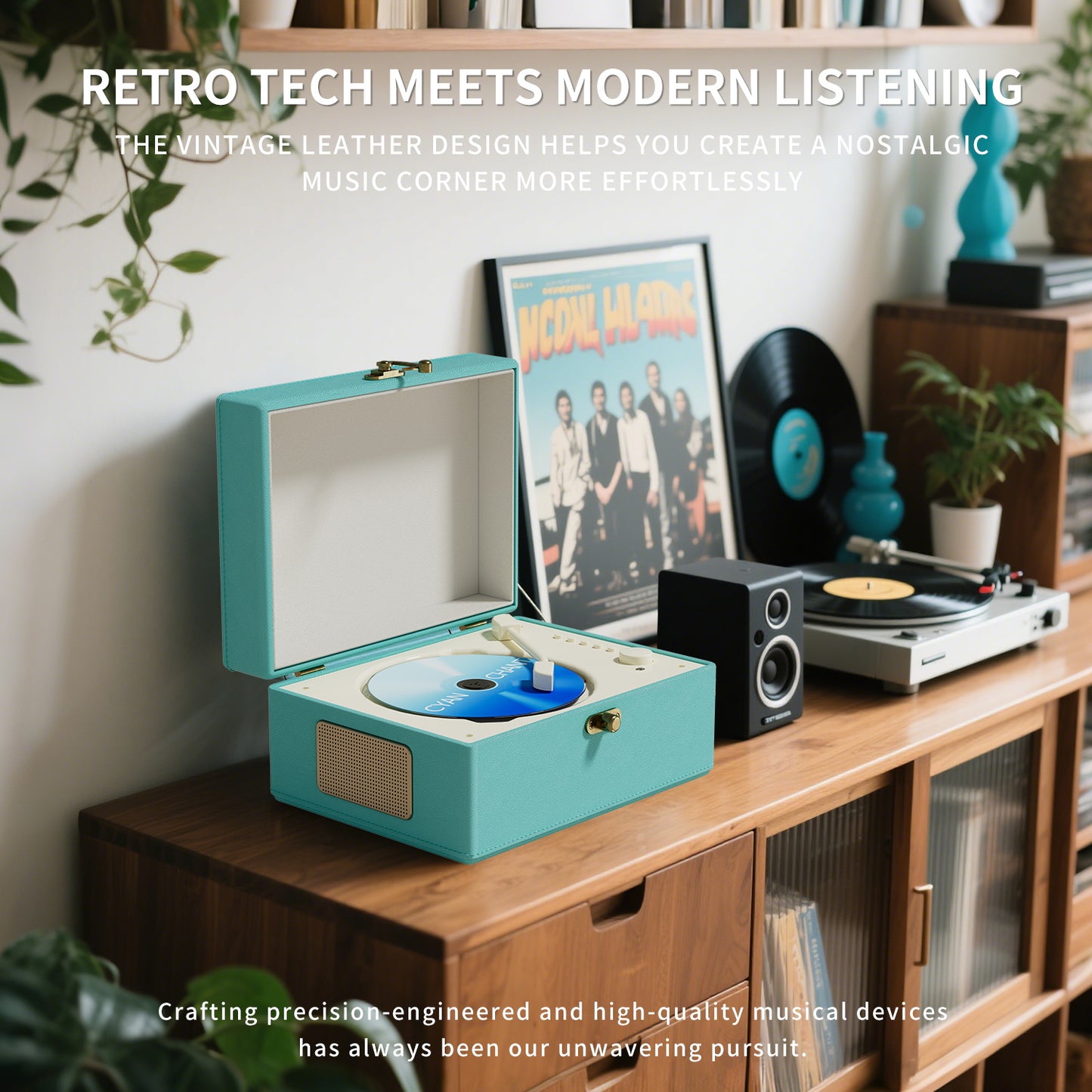 Yintiny Time Music Box-Blue
