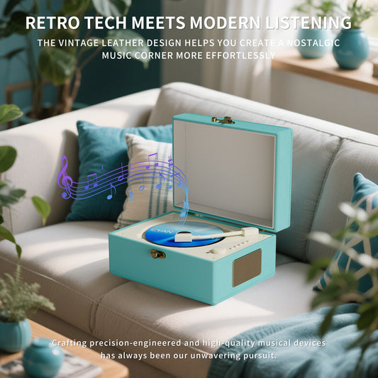 Yintiny Time Music Box-Blue