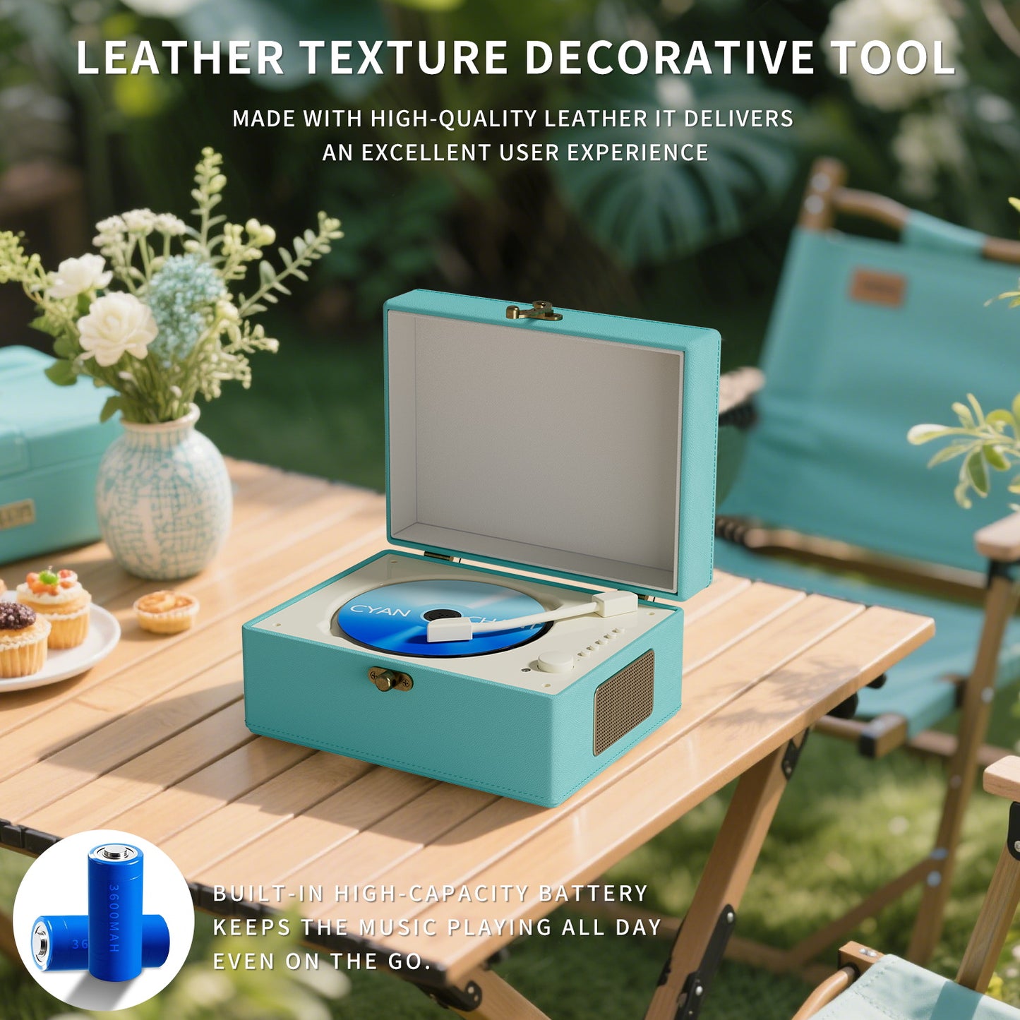 Yintiny Time Music Box-Blue