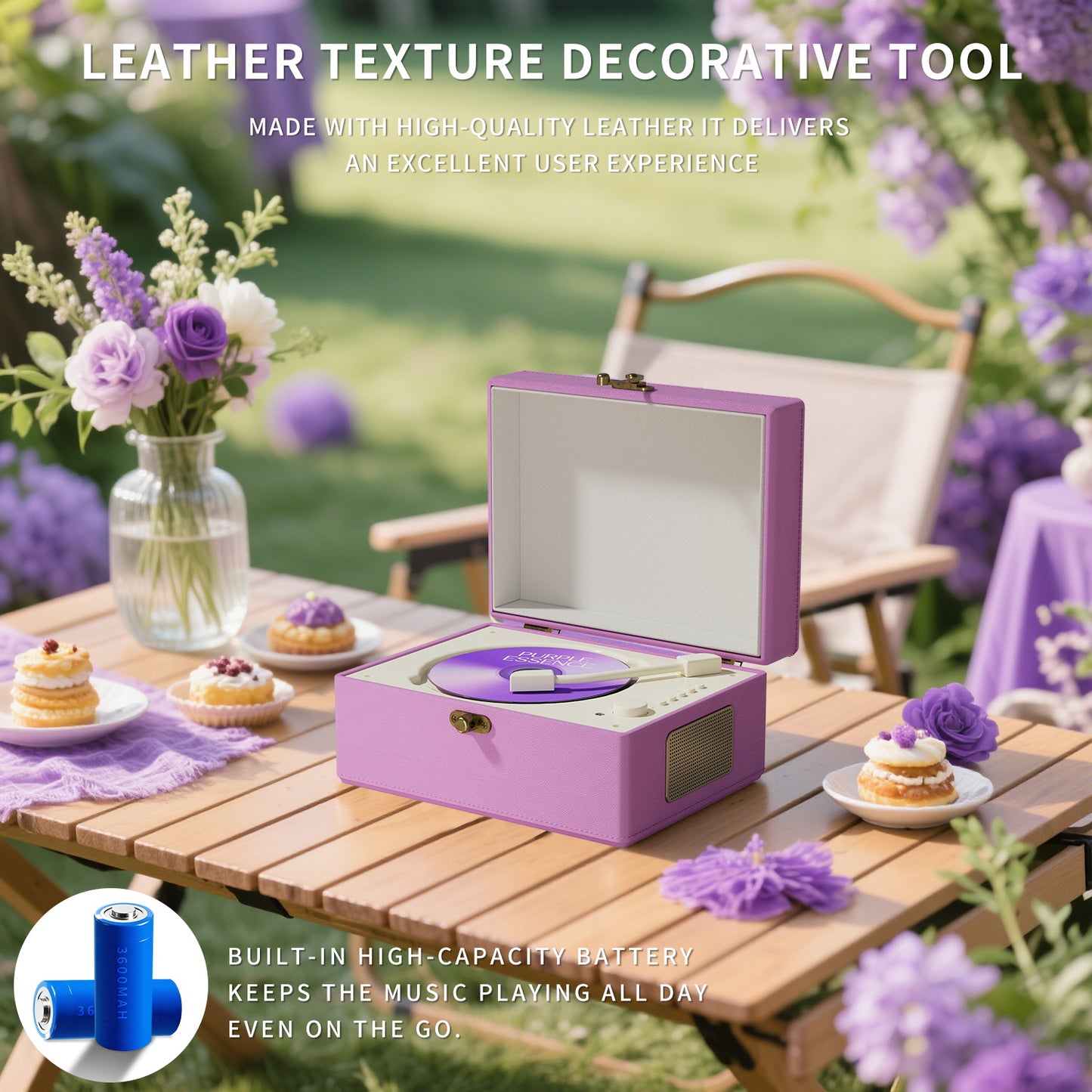 Yintiny Time Music Box-Purple